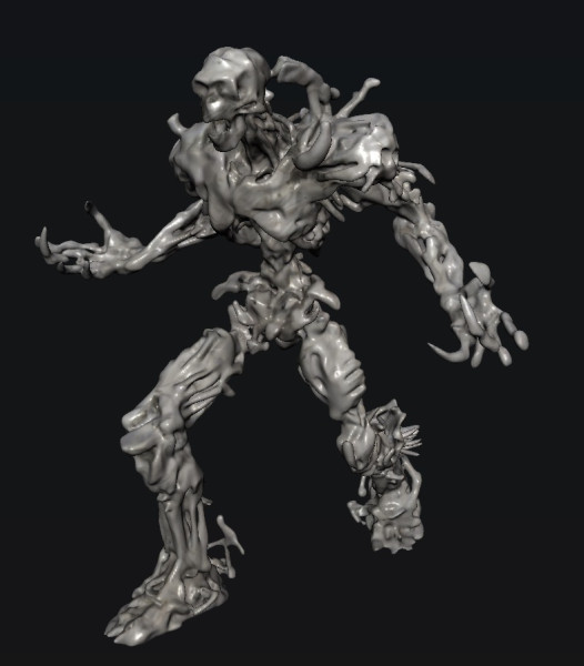 Creature 3Dモデル .c4d .max .obj .3ds .fbx .stl .blend 