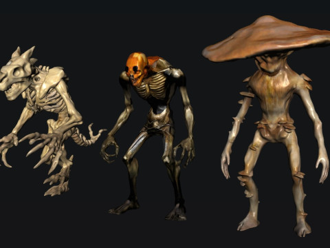 Creature Model 3D