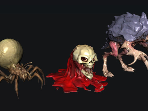 Creature Model 3D
