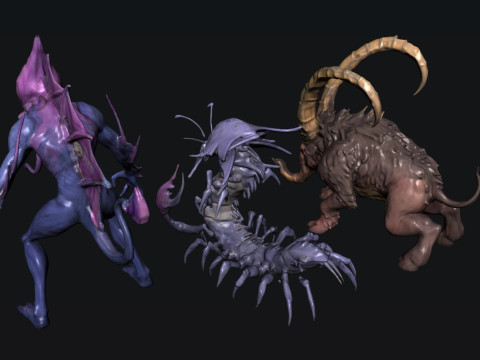 Creature 3Dモデル