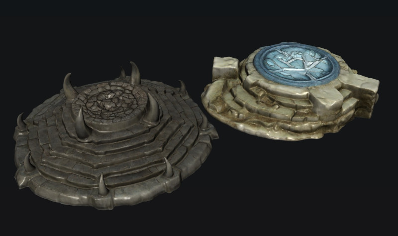 Stone Portal 3Dモデル .c4d .max .obj .3ds .fbx .stl .blend 