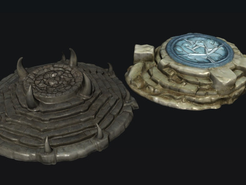 Stone Portal 3Dモデル