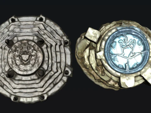 Portal de Pedra Modelo 3D