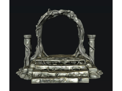 Stone Portal 3D Model
