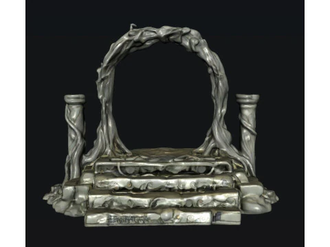 Stone Portal 3D Model
