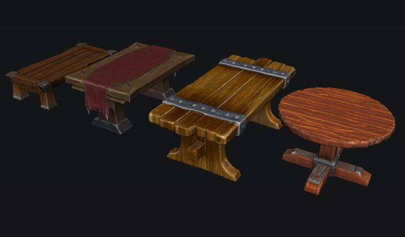 Table 3Dモデル .c4d .max .obj .3ds .fbx .stl .blend 