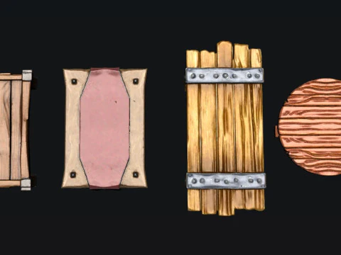 テーブル 3Dモデル