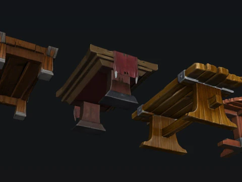 テーブル 3Dモデル