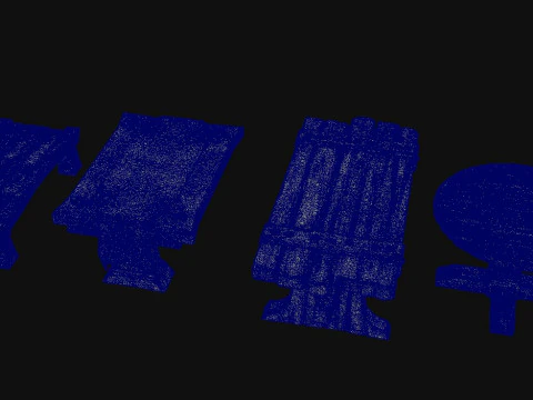 テーブル 3Dモデル