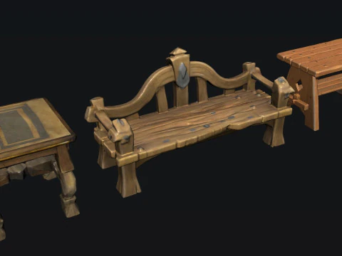 Стол 3D Модель