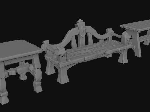 Table Modello 3D