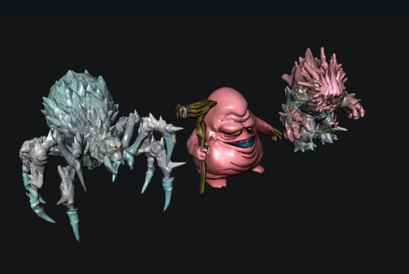 Creature 3Dモデル .c4d .max .obj .3ds .fbx .stl .blend 