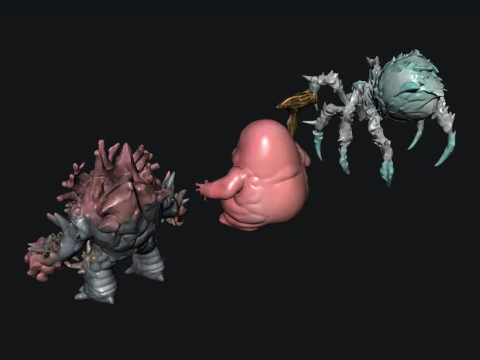 Creature 3D Model