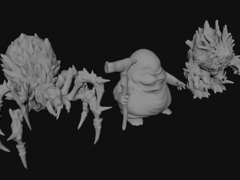 Creature 3Dモデル