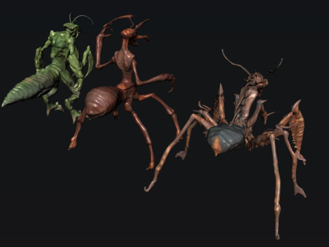 Creature Monsters Modello 3D