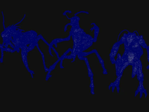 Creature Monsters 3D Model