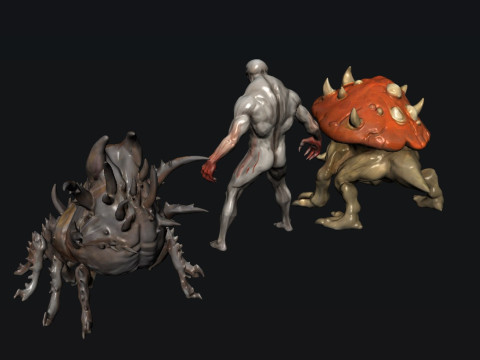 Creature Monsters 3Dモデル