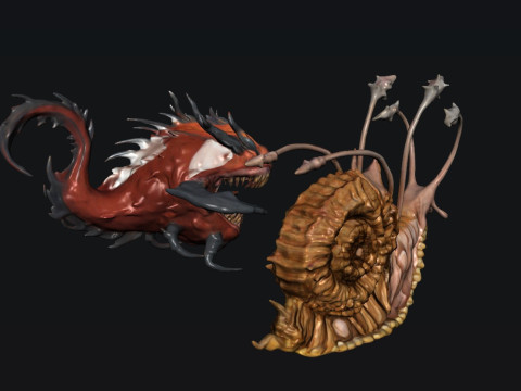 Creature 3D Model