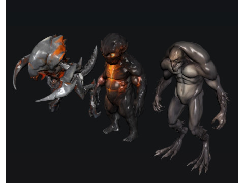 Monster Creature 3D Model