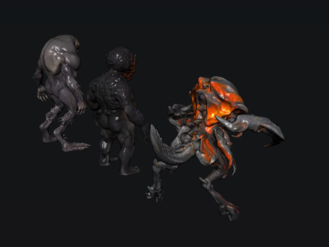 Monster Creature 3D Model