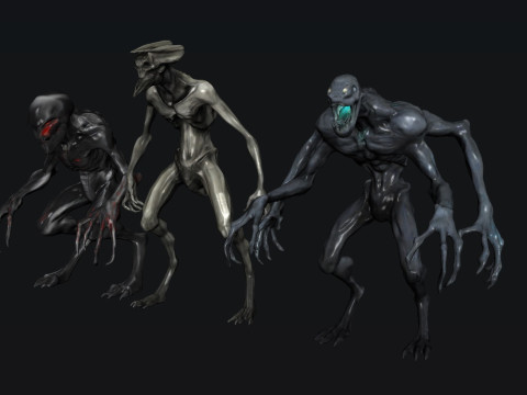 Monster Creature Model 3D