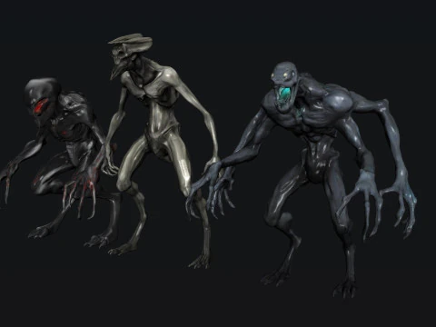 Істота-монстр 3D Модель