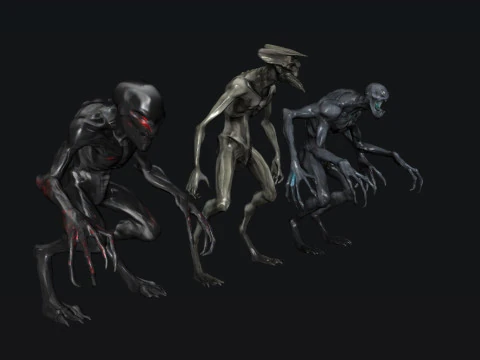 Monster Creature 3D Model