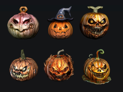 Pumpkin Model 3D