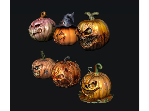 Pumpkin 3D Model