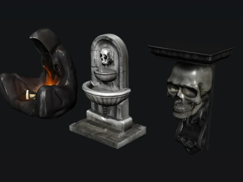 Архітектура готика 3D Модель