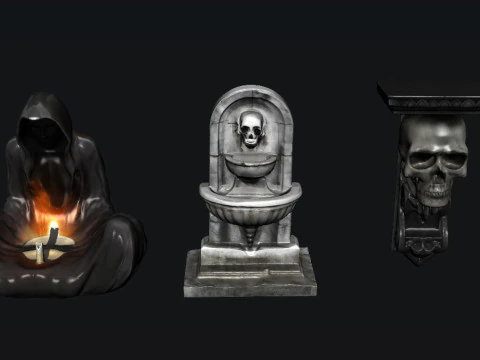 Architecture Gothic 3D Model