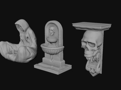 Architecture Gothic 3D Model