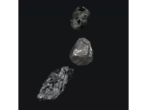Asteroid Space 3Dモデル