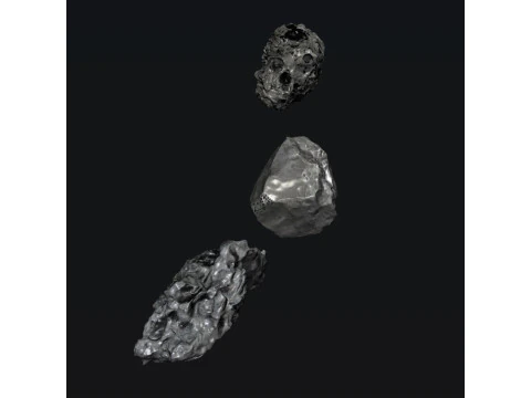 Asteroid Space 3D Model