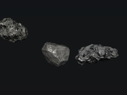 Asteroid Space 3D Model