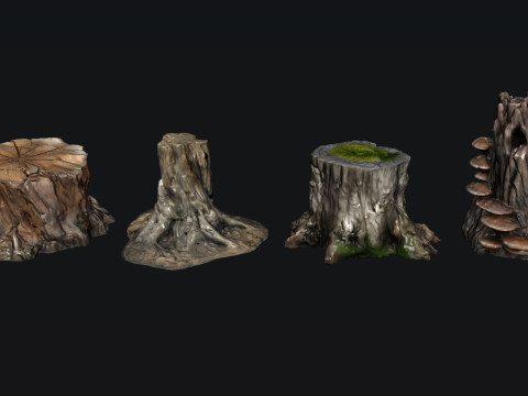 Tree Wood Nature Model 3D
