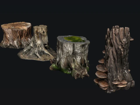 Tree Wood Nature 3D Model