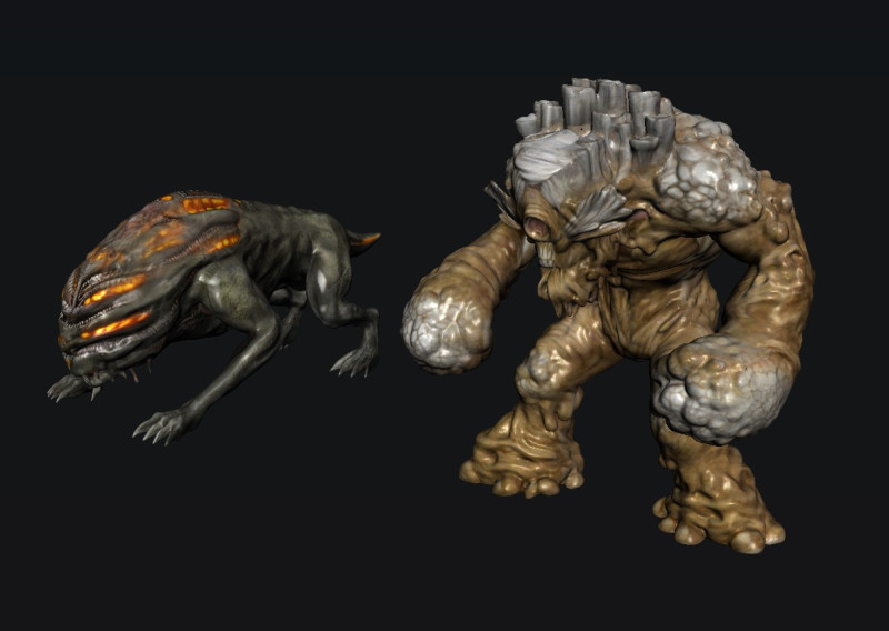 Creature Monster Modelo 3D .c4d .max .obj .3ds .fbx .stl .blend 