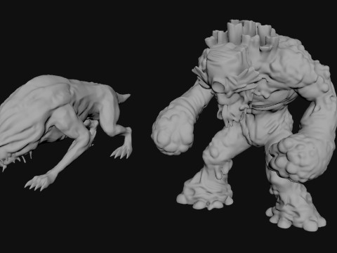 Creature Monster Modelo 3D