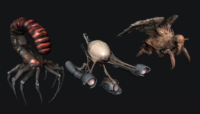 Criatura Monstro Modelo 3D .c4d .max .obj .3ds .fbx .stl .blend 