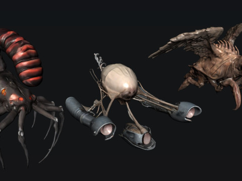Creature Monster Model 3D