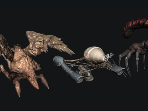 Criatura Monstro Modelo 3D