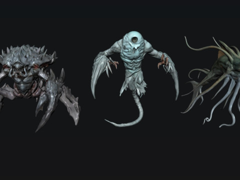 Creature Monster Model 3D