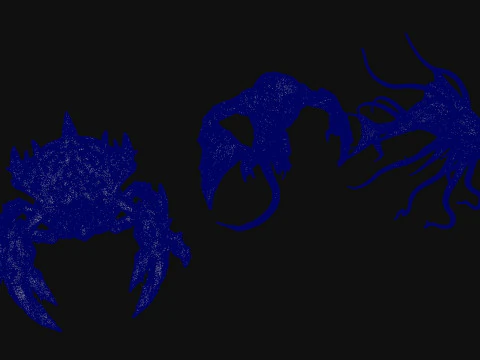 クリーチャー モンスター 3Dモデル