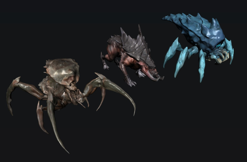 Creature Monster 3Dモデル .c4d .max .obj .3ds .fbx .stl .blend 