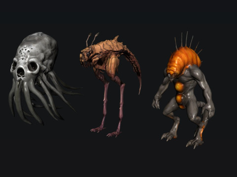 Monster Creatures 3Dモデル