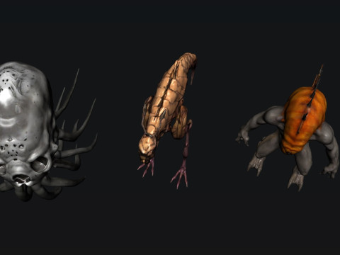 Monster Creatures 3D 모델