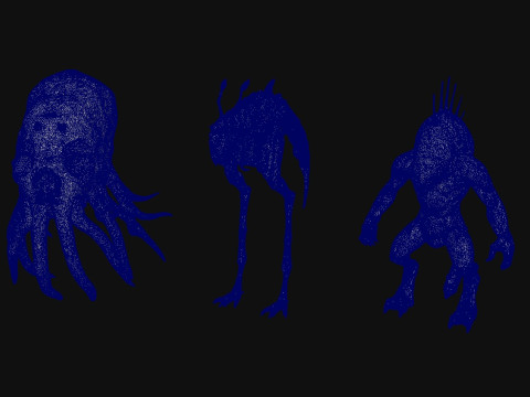Monster Creatures 3D 모델