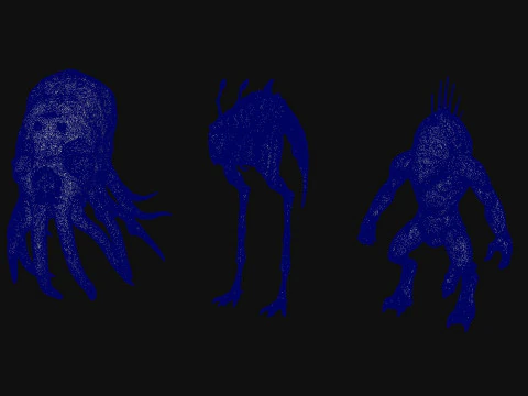 Monster Creatures 3D Model