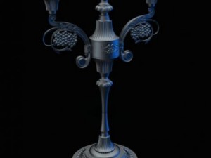 candlestick 3Dモデル